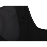 Boys Suit Set Slim Fit Vest, White Dress Shirt, Dress Pants and Bowtie 4 Piece Formal Suit Set