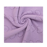 Baby Girl Cotton Knit Heart Receiving Blanket