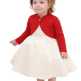 Baby Knit Button Detailed Bolero Cardigan