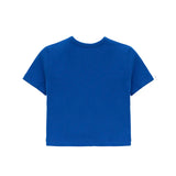 Girls Short Sleeve Crewneck Crop Top Tee