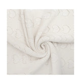 Baby Girl Cotton Knit Heart Receiving Blanket