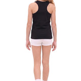 Girls' Soft Solid Cotton Blend Racerback Tank Top