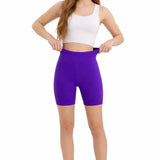 Lilax Girls High Waist Biker Shorts — Premium Soft 4-Way Stretch Yoga & Dance Athletic Shorts