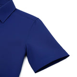 Lilax Boys Classic Short Sleeve Button Down Casual Solid Dress Shirt