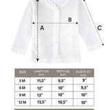 Knit Cardigan Sweater with Little Hearts Design for Baby Girls