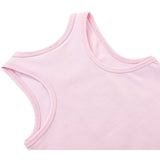 Girls' Soft Solid Cotton Blend Racerback Tank Top