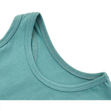 Girls' Soft Solid Cotton Blend Racerback Tank Top