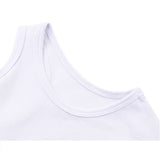 Girls' Soft Solid Cotton Blend Racerback Tank Top
