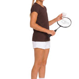 Girls' Basic Short Puff Sleeve Round Neck Cotton T-Shirt