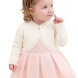 Baby Knit Button Detailed Bolero Cardigan