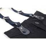 Boys Patterned Shirt & Suspender Pants Set