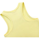 Girls' Soft Solid Cotton Blend Racerback Tank Top