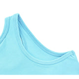 Girls' Soft Solid Cotton Blend Racerback Tank Top / 8 to 10 Years