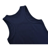 Girls' Soft Solid Cotton Blend Racerback Tank Top