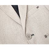 Boys 5-Piece Slim Fit Textured Suit Set