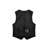 Little & Youth Boys Suit Set - Formal Suit Vest, White Dress Shirt, Dress Pants, and Bowtie - 4-Piece