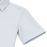 Lilax Boys Classic Short Sleeve Button Down Casual Solid Dress Shirt