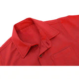 Boys' Button Down Shirt Solid Short Sleeve Classic Solid Oxford Dress Shirt