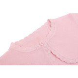 Baby Girls' Long Sleeve Knit Button Closure Bolero Shrug