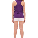 Girls' Soft Solid Cotton Blend Racerback Tank Top