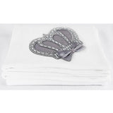 Soft Cotton Swaddle Receiving Blanket for Newborn Baby Boy's Crown Jewels 34 X 30