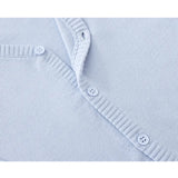 V-Neck Cardigan Sweater for Boys - Featuring Button Closure, Toddler to Youth