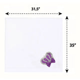 Newborn Jeweled Crown Swaddle Receiving Blanket for Baby Girl 34" x 31"