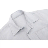 Boys' Button Down Shirt Solid Short Sleeve Classic Solid Oxford Dress Shirt