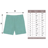 Little Girl Cotton Basic Solid Short