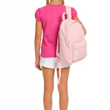 Girls' Basic Short Puff Sleeve Round Neck Cotton T-Shirt