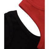 Girls 2-Pack Basic Cropped Tank Top
