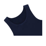 Girls' Double Lined Sleeveless Basic Crop Tank Top
