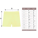 Girls' Basic Solid Soft Dance Short for Gymnastics or Under Skirts