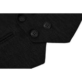 Boys’ Formal Suit Set, Boys Wedding Ring Bearer Outfit for Kids, Dresswear 4 Piece Suit Set