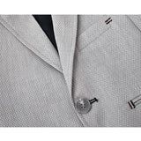 Boys 5-Piece Slim Fit Textured Suit Set