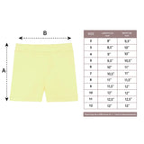 Little Girl Cotton Basic Solid Short