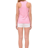 Girls' Soft Solid Cotton Blend Racerback Tank Top