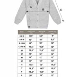 Lilax Little Boys Basic Long Sleeve V-Neck Classic Knit Cardigan Sweater