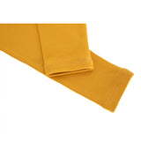 Girls' Basic Short Puff Sleeve Cotton T-Shirt and Leggings Set