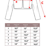 Girls Faux Fur Shrug Jacket Tied Ribbon Cozy Bolero