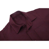 Boys' Button Down Shirt Solid Short Sleeve Classic Solid Oxford Dress Shirt