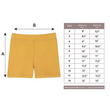 Little Girl Cotton Basic Solid Short
