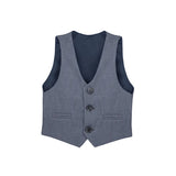 Boys 4-Piece Slim Fit Suit Set