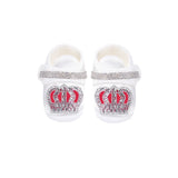 Newborn Baby 4-Piece Cotton Jeweled Layette Set