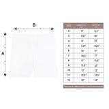 Little Girl Cotton Basic Solid Short