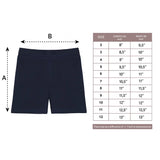 Girls' Basic Solid Soft Dance Short for Gymnastics or Under Skirts
