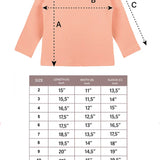Little Girls Cotton Long Sleeve Basic Crewneck T-Shirt