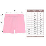 Little Girl Cotton Basic Solid Short