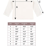 Lilax Girls' Basic Long Sleeve Round Neck Cotton T-Shirt