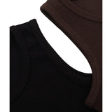 Girls 2-Pack Basic Cropped Tank Top